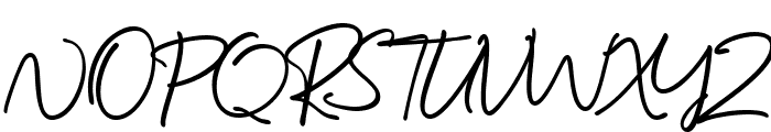 Butterfly Serenade Regular Font UPPERCASE