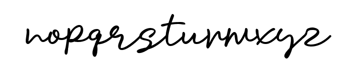 Butterfly Serenade Regular Font LOWERCASE