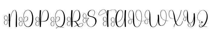 Butterfly Valentine Font UPPERCASE