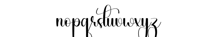 Butterfly Valentine Font LOWERCASE
