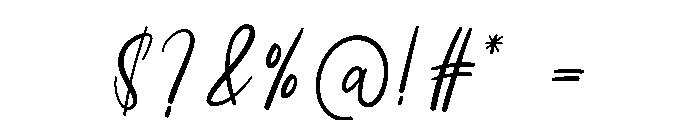 Butterfly2 Font OTHER CHARS