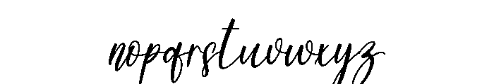 Butterfly2 Font LOWERCASE