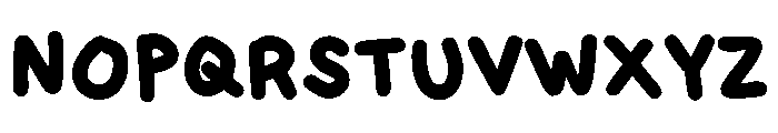 Butterlish Demo Regular Font UPPERCASE