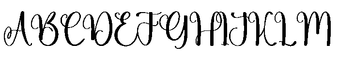 Buttermilk Smoothie Font UPPERCASE