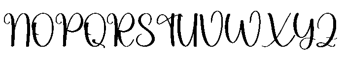 Buttermilk Smoothie Font UPPERCASE