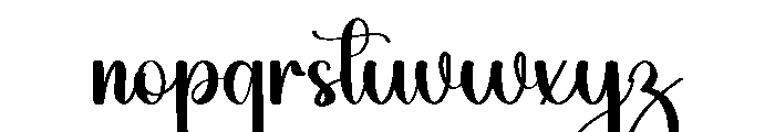 Buttermilk Smoothie Font LOWERCASE