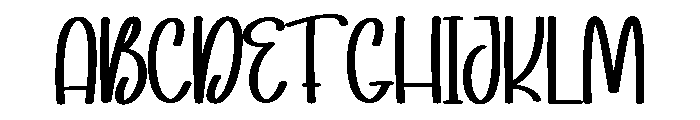 Buttermilk Font UPPERCASE