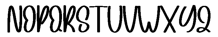 Buttermilk Font UPPERCASE