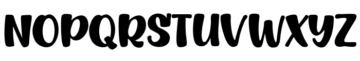 Butterpop Font UPPERCASE