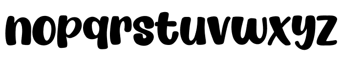Butterpop Font LOWERCASE