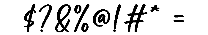 Butterscotch Font OTHER CHARS