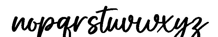 Butterscotch Font LOWERCASE