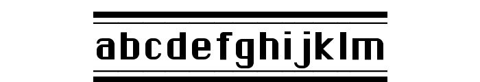 ButtonHilightFLF Font LOWERCASE