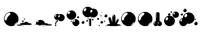 bubble2 Font UPPERCASE