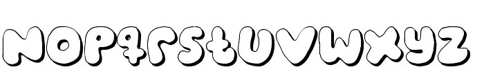 bubblegums Font UPPERCASE