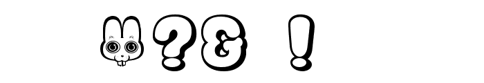 bunny$mambo Font OTHER CHARS