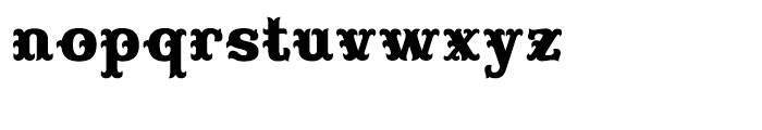 Buckhorn Regular Font LOWERCASE