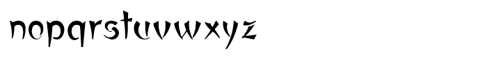 Buddha Regular Font LOWERCASE