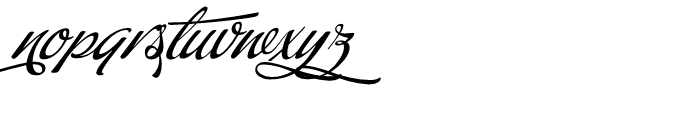 Buffet Script Regular Font LOWERCASE
