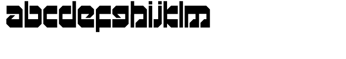 Bullroller Regular Font LOWERCASE