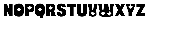 Bulltoad Canada Font UPPERCASE