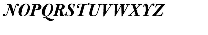 Bulmer Bold Italic Display Font UPPERCASE
