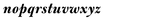 Bulmer Bold Italic Font LOWERCASE