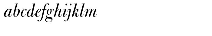 Bulmer Italic Display Font LOWERCASE