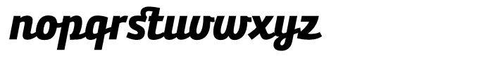 Bunita Swash ExtraBold Font LOWERCASE