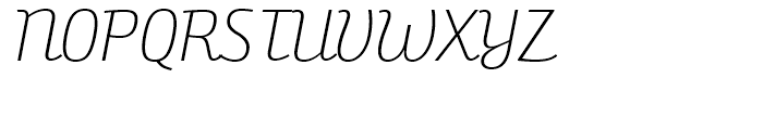 Bunita Swash Light Font UPPERCASE