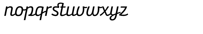 Bunita Swash Regular Font LOWERCASE