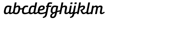 Bunita Swash SemiBold Font LOWERCASE