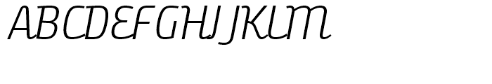 Bunita Swash SemiLight Font UPPERCASE