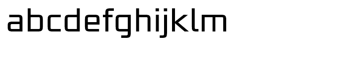 Bunken Tech Sans Book Font LOWERCASE
