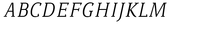 Buozzi Light Italic Font UPPERCASE