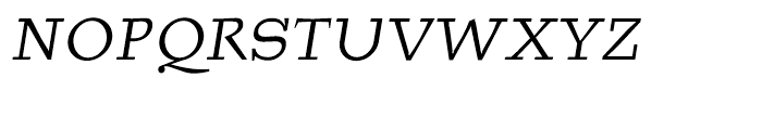 Burgstaedt Antiqua Italic Font UPPERCASE