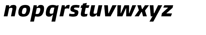 Burlingame Extra Bold Italic Font LOWERCASE