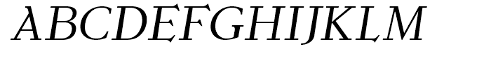 Burlington Oblique Font UPPERCASE