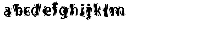 Burweed Thorny Font LOWERCASE