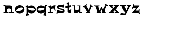 Bushwhacked NF Regular Font LOWERCASE