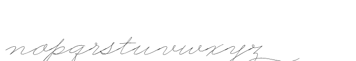 Business Penmanship Regular Font LOWERCASE