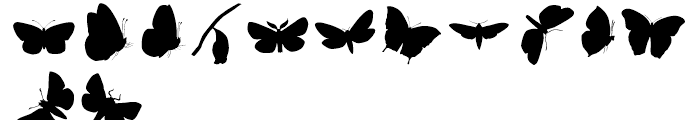 Butterfly Effect Regular Font UPPERCASE