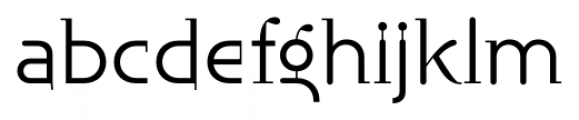 Bublik Light Font LOWERCASE