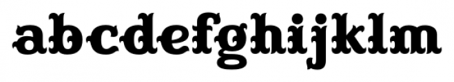 Buckhorn Regular Font LOWERCASE