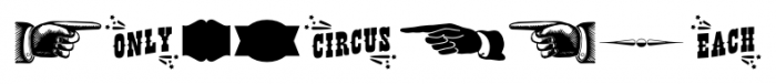 Bufallo Circus Catchwords Font OTHER CHARS