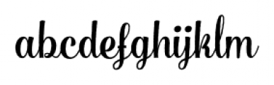 Bulgary Rough Font LOWERCASE