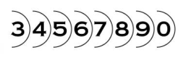 BulletNumbers CopperplatePos Font LOWERCASE