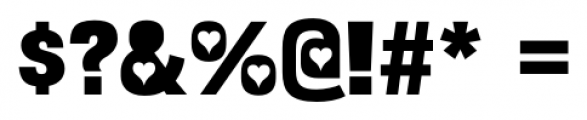 Bulltoad Love Font OTHER CHARS