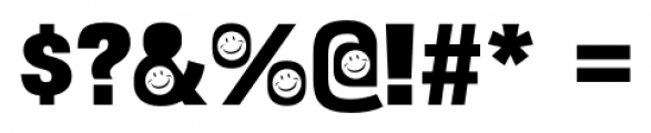 Bulltoad Smile Font OTHER CHARS