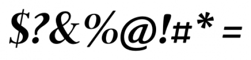 Bunyan Pro Bold Italic Font OTHER CHARS
